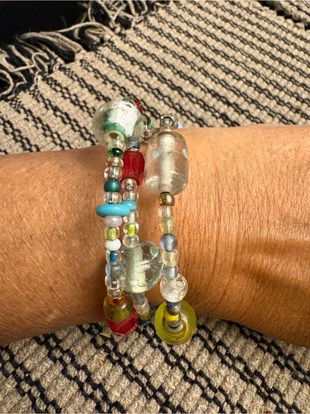 Multicolor Bead Wrap Bracelet - Women Jewelry - Picture 2 of 2